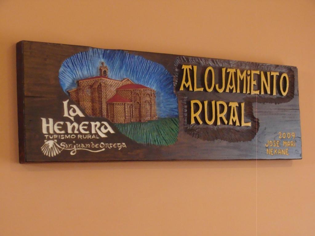 Alojamiento Rural La Henera San Juan de Ortega Extérieur photo